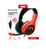 Bigben Connected SWITCHHEADSETV1R+B headphones/headset Wired Head-band Gaming Blue, Red