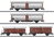 Märklin Type Tbes-t-66 Sliding Roof / Sliding Wall Car Set makett alkatrész vagy tartozék Tehervagon