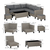 Outsunny 860-226V70 outdoor furniture set