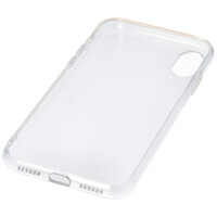 Hülle passend für Apple iPhone XS - transparente Schutzhülle, Anti-Gelb Luftkissen Fallschutz Silikon Handyhülle robustes TPU Case