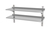 Verstellbares Doppel-Wandregal von Hendi mit zwei Stahlschienen 1400x300x600 mm