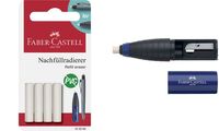 FABER-CASTELL Combination gomme-taille-crayons, rouge / bleu (5659896)