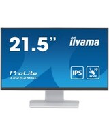 iiyama ProLite LED-Monitor 54,5 cm 21.5" Touchscreen 1920 x 1080 Full HD 1080p IPS 250 cd/m² 1000:1 5 ms HDMI DisplayPort Lautsprecher weiß Matte
