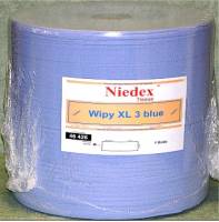 Putzpapier - Rolle Niedex Wipy XL 3 Blue (1000 Blatt) 3-lagig