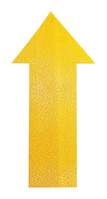 Durable Heavy Duty Adhesive Floor Marking Arrow Shape - 10 Pack - Yellow