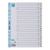 ELBA Tauenpapier-Register, 25er Pack, A - Z, 20-teilig, A4+, 110 g/m², hellgrau