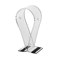 Kopfhörerdisplay „Omega-Form“ / Warenstütze / Kopfhörerständer | mit Magnetband