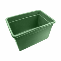 300 Litre Rectangular Catering Bin - Green