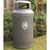 Universal Litter Bin - 90 Litre - Stone Effect - White Granite - Plastic Liner