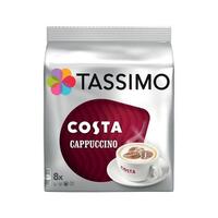 Tassimo Costa Cappuccino Pods 8 Servings Per Pack Ref 40315103 [Pack 5 x 8]