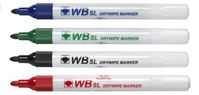 ValueX Whiteboard Marker Bullet Tip 2mm Line Assorted Colours (Pack 4) 18750
