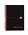 Black n' Red Ruled Perforated Wirebound Hardback Notebook A6 (Pack of 5)