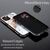 NALIA Marmor Case für iPhone 12 Pro Max, 9H Glas Cover Handy Hülle Schutz Tasche Gold Grau
