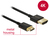 Kabel High Speed HDMI mit Ethernet - HDMI-A Stecker an HDMI Mini-C Stecker 3D 4K 1,5 m Slim Premium,
