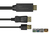 Adapterkabel HDMI 2.0b Stecker an DisplayPort 1.2 Stecker, 4K @60Hz, USB Power, vergoldete Kontakte,