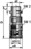 Kunststoff-Schlauchverschraubung, M32, Kunststoff, IP66, grau, (L) 82 mm