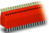 Leiterplattenklemme, 12-polig, RM 2.54 mm, 0,08-0,5 mm², 6 A, Käfigklemme, orang