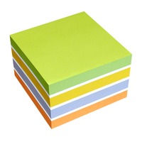 Cubo da 450 ff adesivi fluo assortiti (oro, verde, viola, arancio, bianco)