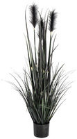 Grasbusch Sanjah; 85 cm (H); schwarz