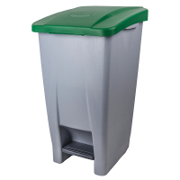Mülltonne 60 Liter fahrbar 490 x 380 x 700 mm Kunststoff grau / grün