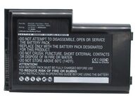 Laptop Battery for Toshiba 71Wh Li-ion 10.8V 6600mAh Black, 71Wh Li-ion 10.8V 6600mAh Black, Dynabook V7, Satellite Pro 6300, Batterien