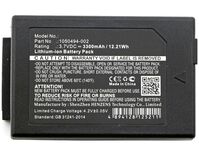 Battery 12Wh Li-ion 3.7V 3300mAh Black for Motorola Scanner 12Wh Li-ion 3.7V 3300mAh Black, 3 Model C, 3 Model S, WorkAbout Pro 4, Drucker & Scanner Ersatzteile