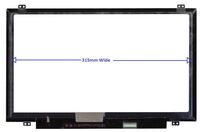 14,0" LCD HD Matte 1366x768 - 315.9x205.1x3mm wide LED Screen, 30pins Bottom Right Connector, Top Bottom 4xBrackets Andere Notebook-Ersatzteile