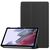 HOUSTON Folio Case for Samsung Galaxy Tab A7 Lite. Black PU leather front with hard PC backside Tablet-Hüllen
