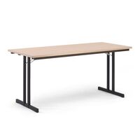 Folding table, with extra thick tabletop