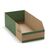 Corrugated storage bin, single layer and folding