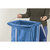 Stojak do worków na odpady z 250 niebieskimi workami na surowce wtórne