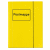 Ordnungsmappe Velocolor A4 gelb 'Postmappe'