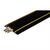 Snap Fit - Hazard Warning - Cable Protector Black With Yellow Stripes (3M) 10X30MM
