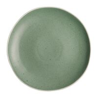 Olympia Chia Plates Green Made of Porcelain - Dishwasher Safe - 270mm Pack of 6