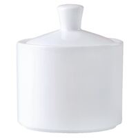 Steelite Monaco Vogue Sugar Pots & Lids - White Porcelain - Pack of 6