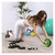 Sport-Tec Fitness-Set, 4-tlg., Push-Up Griffe, Bauchtrainer, Handtrainer, Springseil, Limone