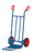 fetra® Paketkarre, 250 kg Tragkraft, Schaufel 150/500 x 400/330, Höhe 1150 mm, Vollgummiräder