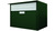Briefkästen HUBER Mod. Alu 400 dunkelgrün metallic B/H/T 415/310/292 mm