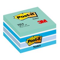 Post-it® Würfel, blau/weiß, 76 x 76 mm, 450 Blatt