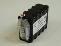 Pack(s) Batterie Nicd 10xAA HT 10S1P ST2 12V 0.8Ah