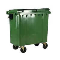 4 Wheeled bin with optional lockable lid - 770L