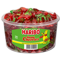 Haribo Happy-Cherries, Kirschen, Fruchtgummi, 150 Stück