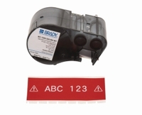 Cinta de etiquetas para impresora de etiquetas BMP®51 Tipo MC-1500-595-RD-WT