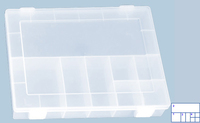 Sort box PP-CLASSIC, 8 compartments