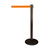 Barrier Post / Barrier Stand "Guide 28" | black orange similar to Pantone 021 2300 mm