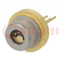 Diode: laser; 628÷648nm; 700mW; 7/22; TO9; THT; 2,5÷3VDC; rouge