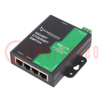 Switch Ethernet; unverwaltet; Portanzahl: 5; 5÷30VDC; Schrauben