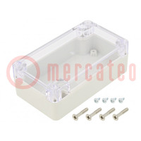 Enclosure: multipurpose; X: 65mm; Y: 115mm; Z: 40mm; Ritec; IP65