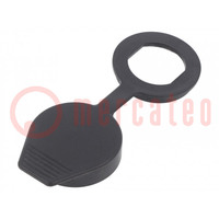Dust cover; elastomer thermoplastic TPE; black; M24