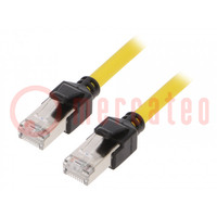 Connecting cable; IP20; 30VDC; 1A; 0.5m; XS6; -25÷75°C; Cat: 6a